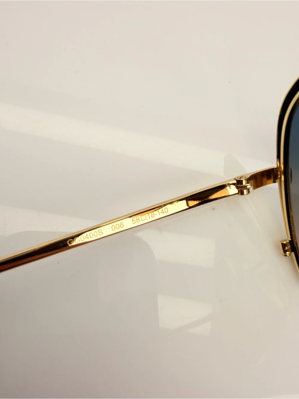 Gucci Oversized Gradient GG0400S Sunglasses New
